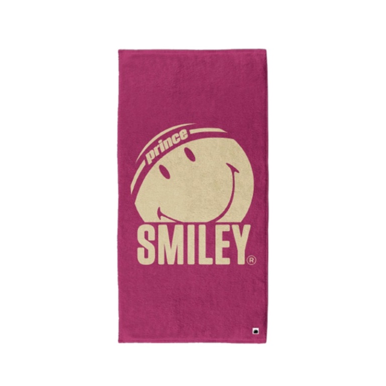 Prince x Smiley Handtuch 2025 pink 50x100cm